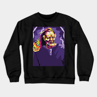 zombie halloween pop art Crewneck Sweatshirt